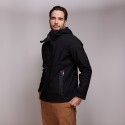 Blouson softshell à capuche Mustaghata® en polyester recyclé