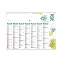 Calendrier bancaires contrecollé rigide midi 43x33,5 cm