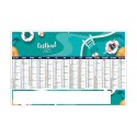 Calendrier bancaires contrecollé rigide maxi 65x40,5 cm