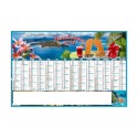 Calendrier bancaires contrecollé rigide maxi 65x40,5 cm