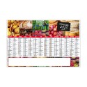 Calendrier bancaires contrecollé rigide maxi 65x40,5 cm