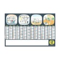 Calendrier bancaires contrecollé rigide maxi 65x40,5 cm