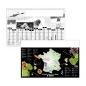 Calendrier bancaires contrecollé rigide maxi 65x40,5 cm