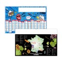 Calendrier bancaires contrecollé rigide maxi 65x40,5 cm