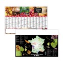 Calendrier bancaires contrecollé rigide maxi 65x40,5 cm