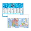 Calendrier bancaires contrecollé rigide maxi 65x40,5 cm