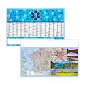 Calendrier bancaires contrecollé rigide maxi 65x40,5 cm