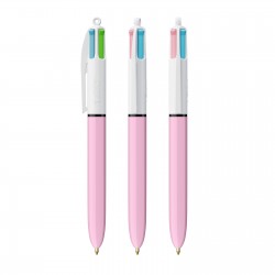 Stylo Bic® 4 couleurs Fashion