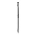 Stylo à bille en aluminium Allondaz Argente satine 127