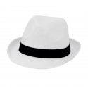 Chapeau en polyester Blanc