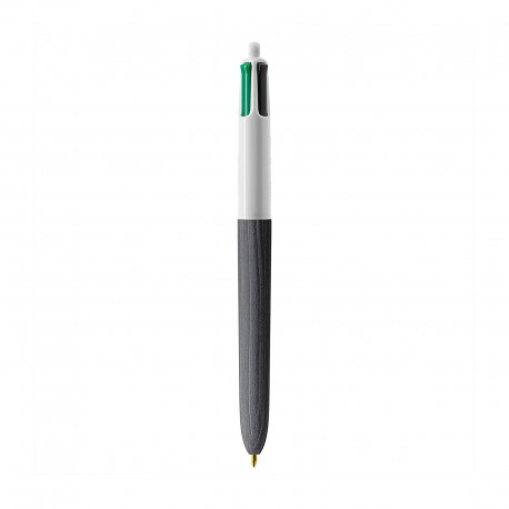 STYLO BILLE 4 COULEURS WOOD STYLE White/Black wood