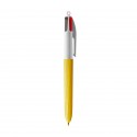 STYLO BILLE 4 COULEURS WOOD STYLE White/Yellow wood