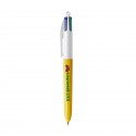 STYLO BILLE 4 COULEURS WOOD STYLE White/Yellow wood