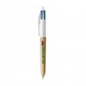 STYLO BILLE 4 COULEURS WOOD STYLE White/Natural wood