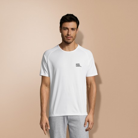 Tee-shirt respirant homme 140 g blanc