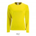 Tee-shirt respirant manches longues femme 140 g couleur