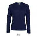 Tee-shirt respirant manches longues femme 140 g couleur