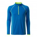 Maillot de running homme James & Nicholson® manches longues