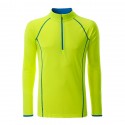 Maillot de running homme James & Nicholson® manches longues