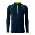 Maillot de running homme James & Nicholson® manches longues