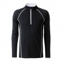 Maillot de running homme James & Nicholson® manches longues