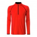 Maillot de running homme James & Nicholson® manches longues