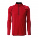 Maillot de running homme James & Nicholson® manches longues