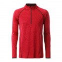 Maillot de running homme James & Nicholson® manches longues