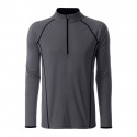 Maillot de running homme James & Nicholson® manches longues