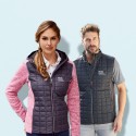 Veste matelassée bi-matière femme sans manches James & Nicholson®